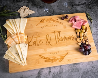 Home Decor and Gifts, Wedding Gifts, Personalized Charcuterie Board Serving Board, Custom Cheese Board, Housewarming Gifts, New Home Gifts