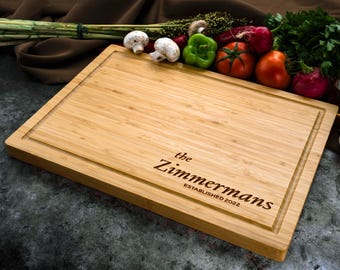 Personalized Cutting Board for Christmas Gift, Wedding Gift for Couples, Housewarming Gift, Custom Charcuterie Board, Gift for Home Decor