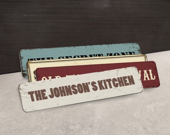 Custom Metal Sign, Personalized Rustic Sign Indoor or Outdoor Use, Make Your Own Sign 18x4, Customize Sign for Office, Business, Workplace