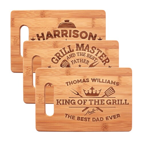 Cutting Board Grill Master Fathers Day Grilling Gifts for Etsy