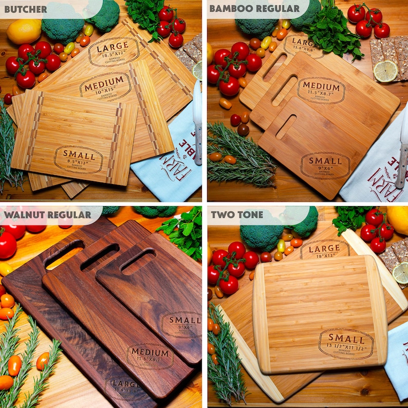 Personalize Cutting Board Wood Engraved Custom Cutting Etsy