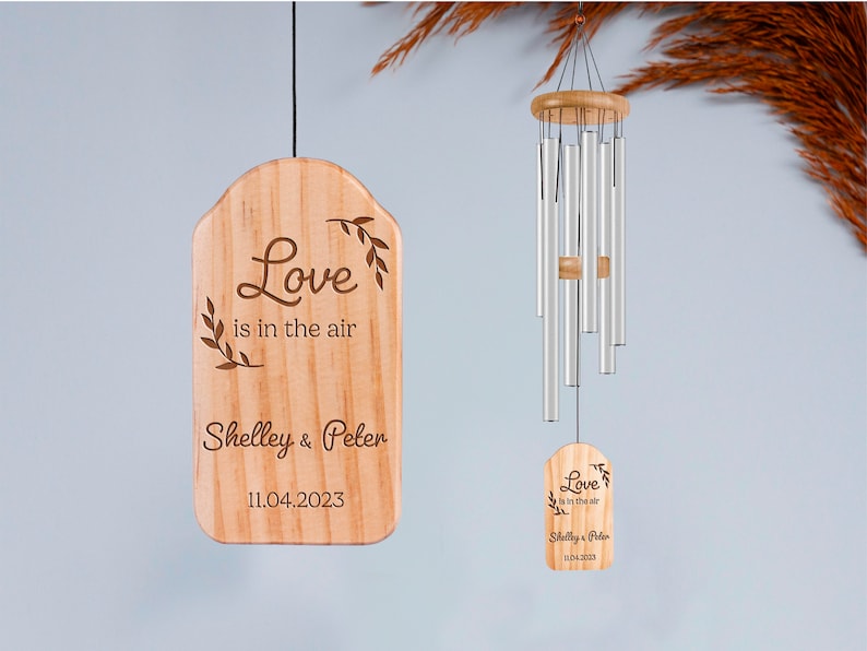Wedding Gifts for the Couples, Personalized High-Quality Wind Chimes, Unique Wedding Gift, Anniversary Gift, Housewarming Engagement Gifts