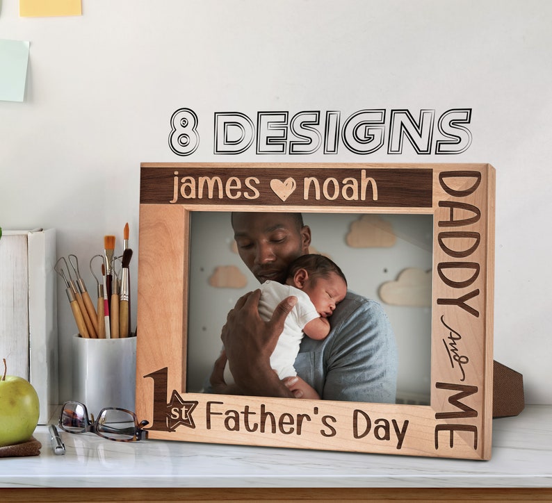Dog Dad Gifts, Personalized Gift for Dad, Personalized Picture Frame for Dad, Birthday Gifts for Dad from Daughter, Husband Gift image 4