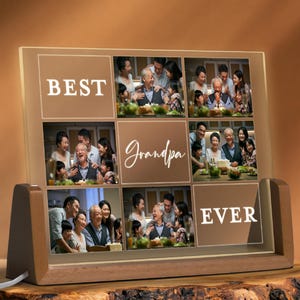 Personalized Gifts for Grandma, Custom Night Light for Nana, Custom Gifts for Grandparents, Christmas Gifts from Grandkids, Grandpa Gifts