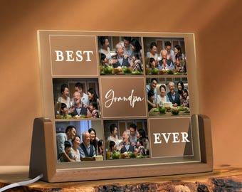Personalized Gifts for Grandma, Custom Night Light for Nana, Custom Gifts for Grandparents, Christmas Gifts from Grandkids, Grandpa Gifts