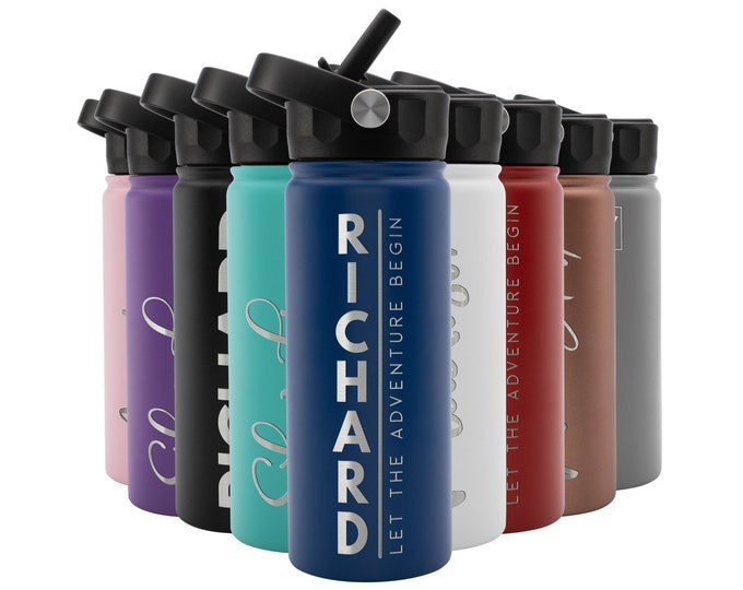32oz Hydro Personalized With Your NAME and SPECIALTY Custom Laser ...
