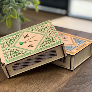 Personalized Engagement Gifts, Anniversary Gifts for Couples Matchbox Large, Wedding Gift for Couple, Bride Gifts, Bridal Shower Gift image 11