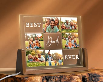 Personalized Gifts for Dad, Custom Night Light for Dad, Custom Gifts for Dad, Dad Christmas Gifts from Daughter, Grandpa Gifts for Grandkids