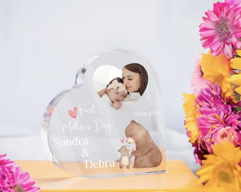 Custom Photo Block for Mom, Acrylic Photo Block, First Mother's Day Gifts for New Mom, Photo Gifts for Mom, New Mom Gift Ideas