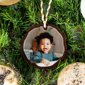 Photo Acrylic Ornament, Personalized Ornament, Christmas Ornament, Acrylic Picture Ornament Family Photo, Family Ornaments 2024