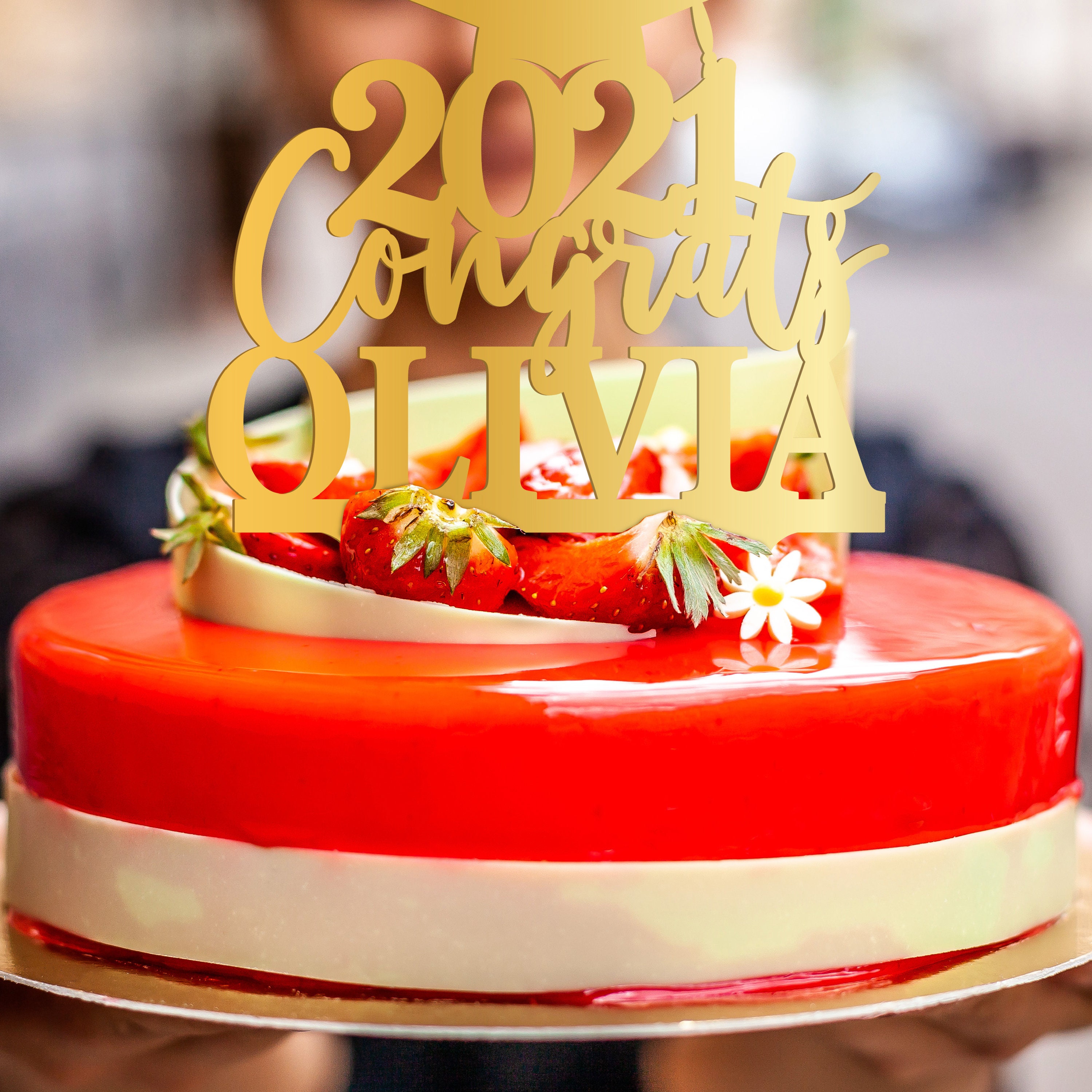 Graduation Cap Cake Topper Graduation Decoration 2022 Cake - Etsy