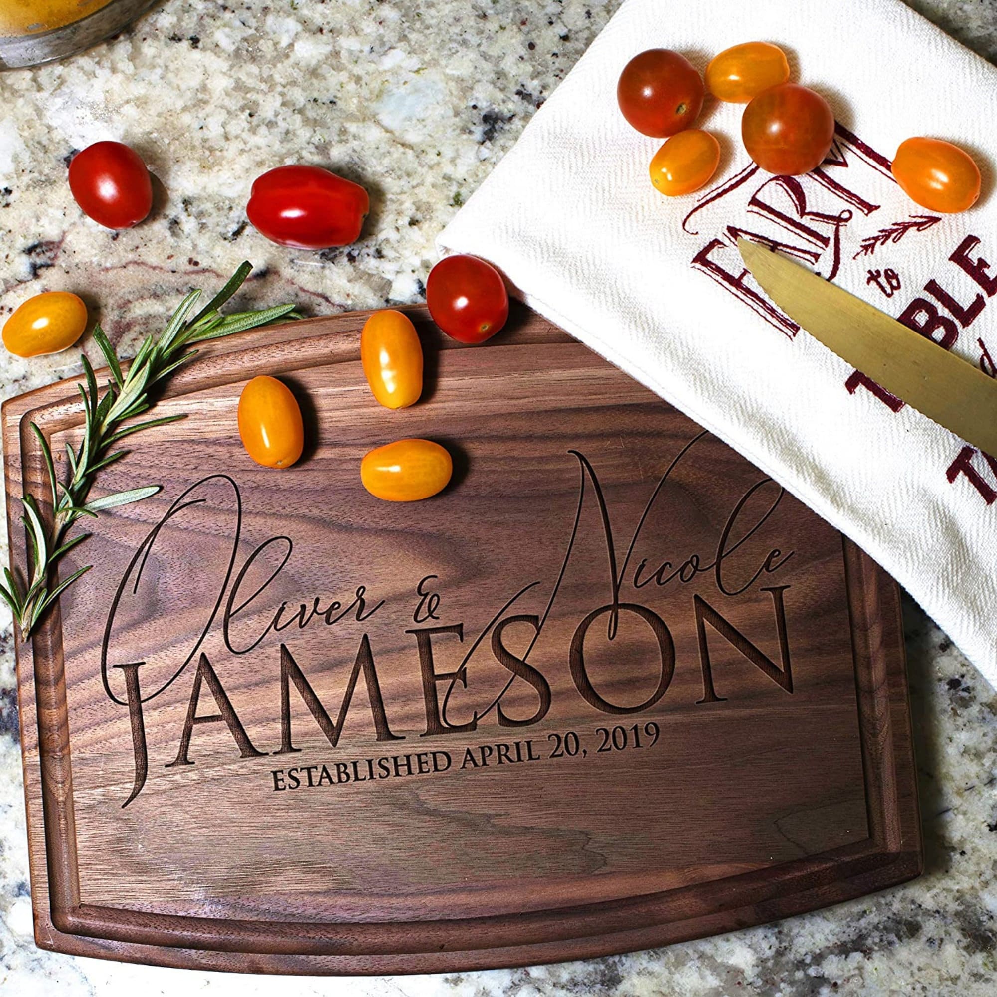 Thank you Gift Thank You for being Gift Personalized Cutting Board Wedding Gift 