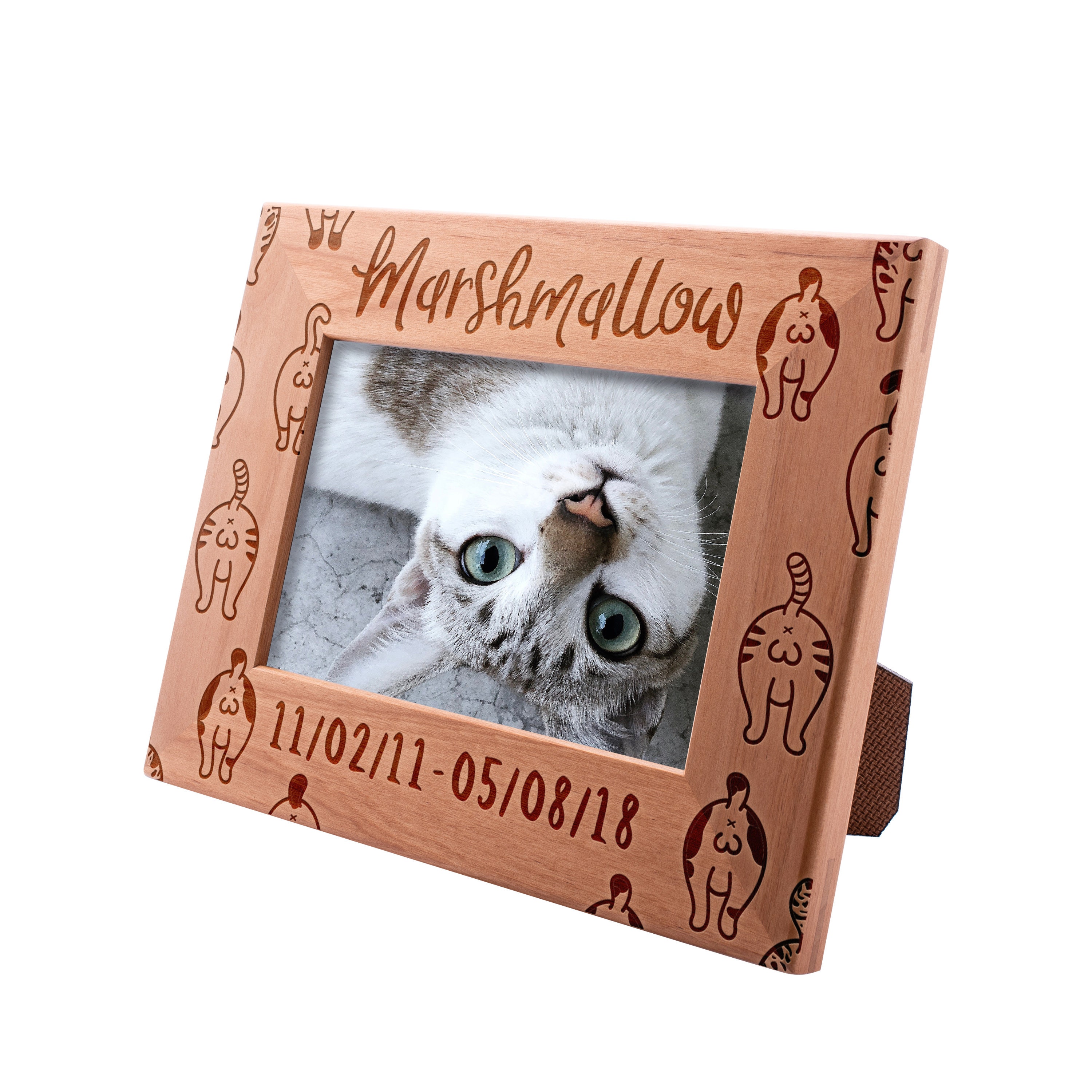 Personalized Picture Frame 4x6 Pet Memorial for Cats Cute Etsy