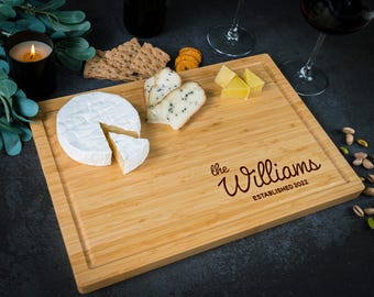 Personalized Cutting Board, Custom Cutting Board, Personalized Gifts, Wedding Gift, Bridal Shower Gift, Anniversary Gifts, Engagement Gifts