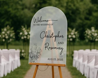 Custom Wedding Sign, Welcome Wedding Sign, Reception Wedding Board, Personalized Welcome Sign, Outdoor Wedding Sign, Wedding Decoration