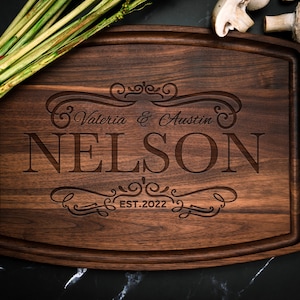 Personalized Cutting Board, Custom Cutting Board, Personalized Gift, Wedding Gift, Housewarming Gift, Home Decor and Gift, Closing Gift