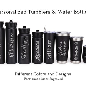 Personalized Water Bottle Owala Freesip 24oz Premium Colors FREE Laser  Engraving Flip Top Leak Proof Lid Sip or Swig 