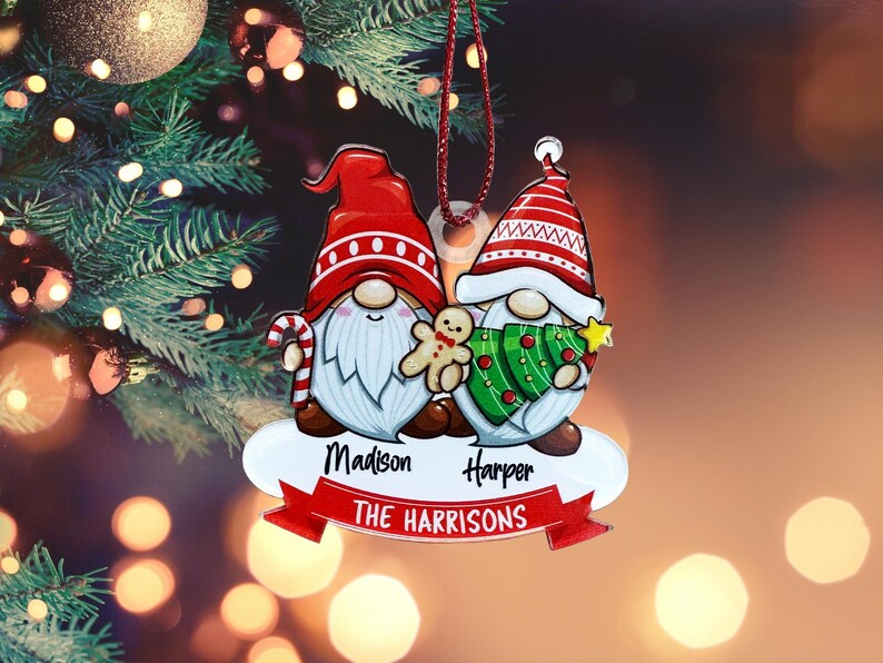 family christmas ornament