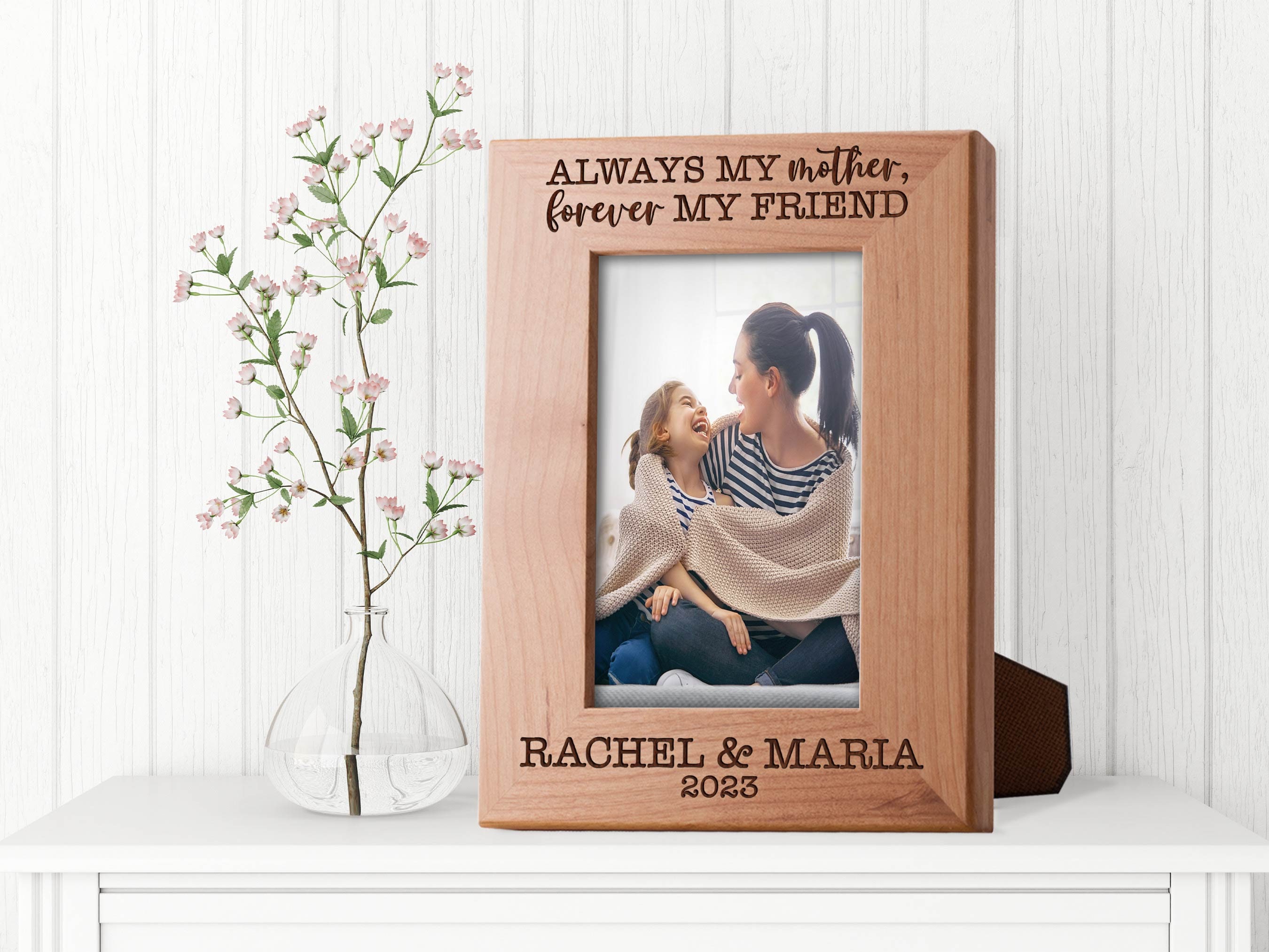 Framed Mothers Day Gift for Mom From Daughter Personalized Picture