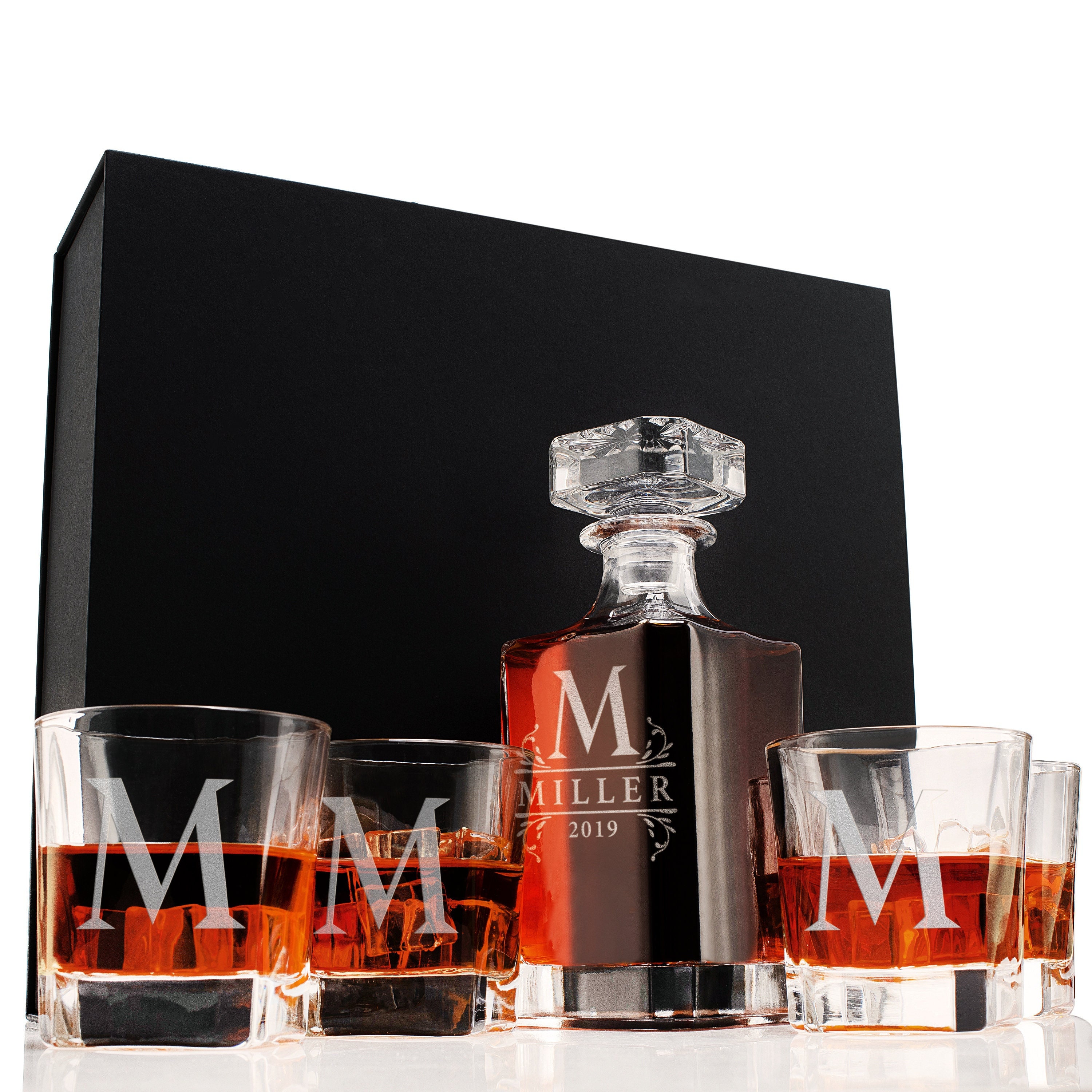 Personalized Decanter Set, Star, Whiskey Set, Whiskey Glasses, Gift for  Men, Mens Gift, Gift for Him, Old Fashioned Cube Glasses, Wars 