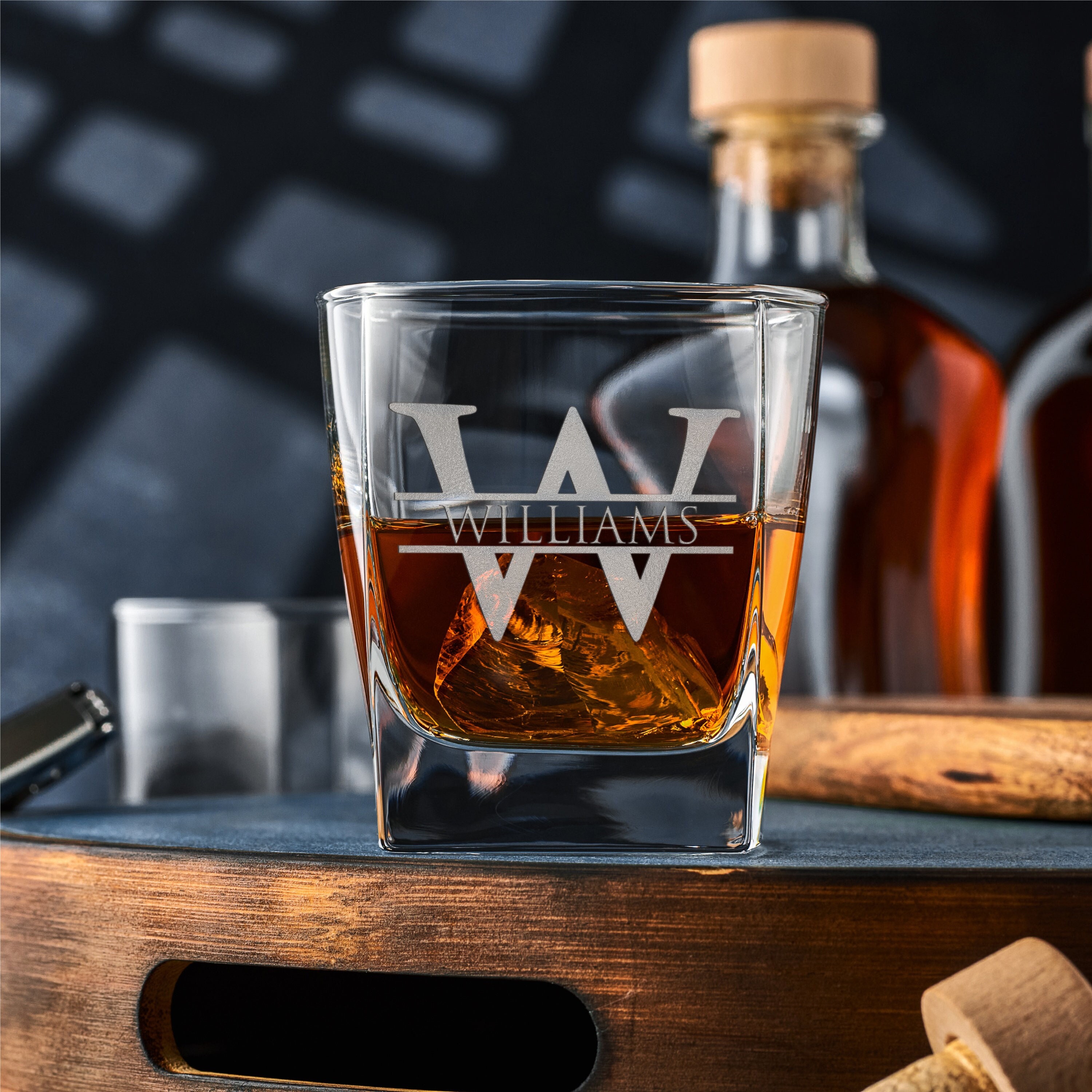 Custom Engraved LV Louis Vuitton - Personalized Whiskey Glasses In Wood Gift  Box - Promotional Products - Custom Gifts - Party Favors - Corporate Gifts  - Personalized Gifts