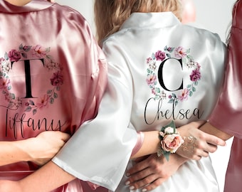 Bridesmaid Robes, Set of 3 4 6 10 Bridesmaid Gifts, Bridesmaid Proposal Gift, Bridal Robes, Wedding Robes, Bachelorette Party Favors