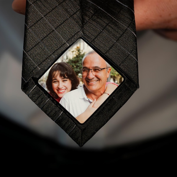 Tie Patch with Custom Photo, Father of the Bride Gift, Tie Photo Patch, Tie Picture Patch Personalized, Father of the Groom, Tie Sticker