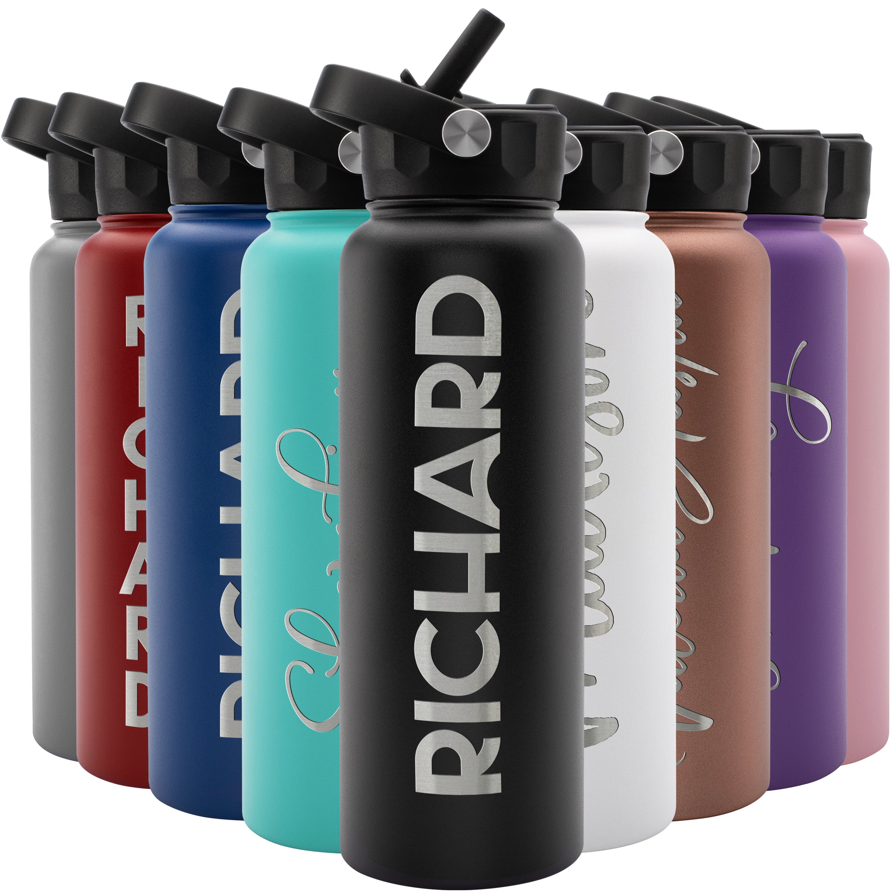 Custom Britebrand™ 26 oz. Iva Stainless Steel Water Bottle