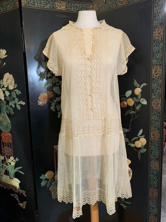 Vintage 1920s chemise/ slip dress
