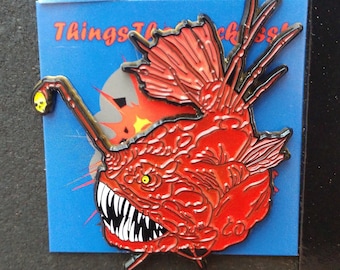 Deepsea Anglerfish Enamel Pin
