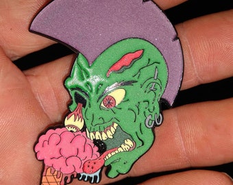 Brain Freeze Enamel Pin