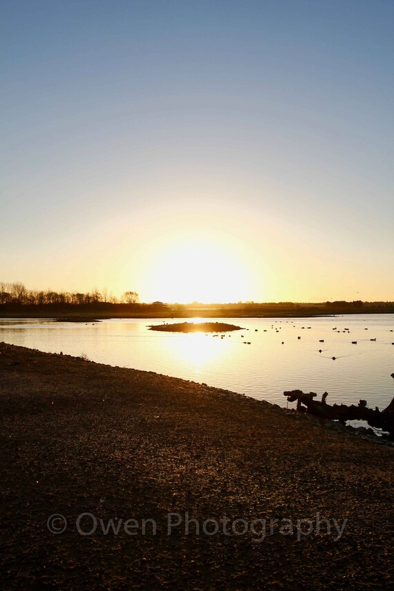 Portrait Sunset Over Nature Reserve High Resolution Hi Res Etsy
