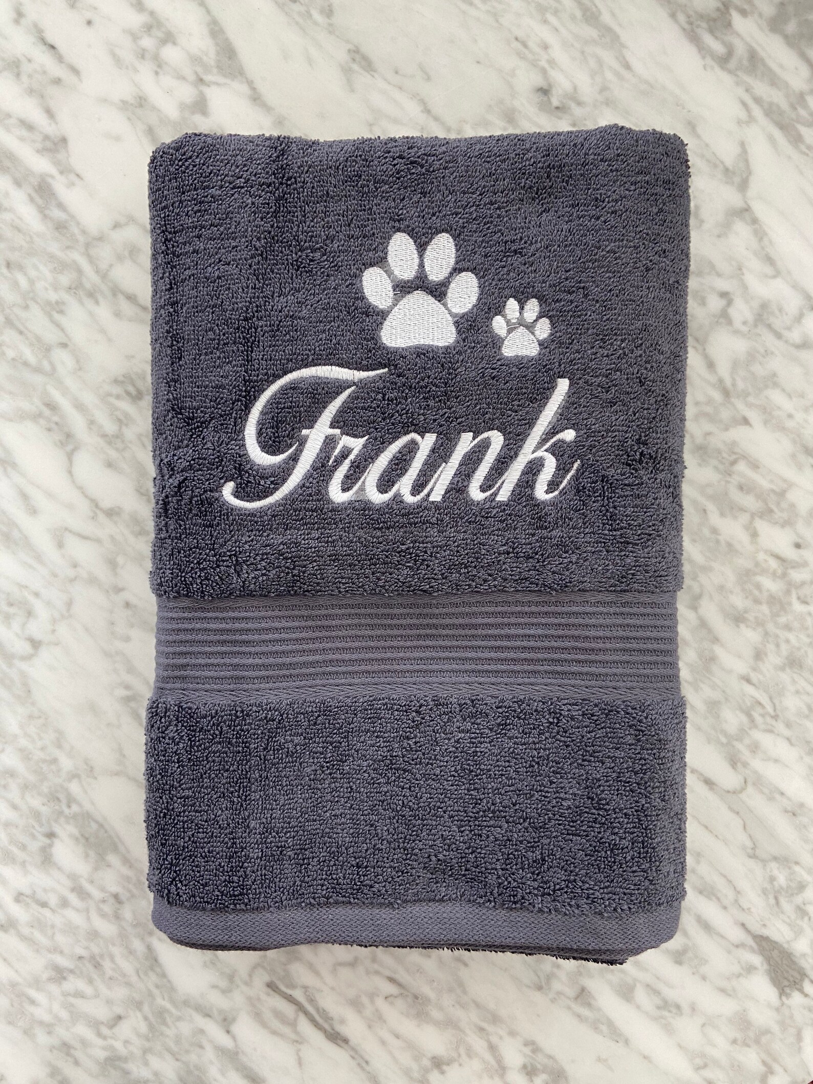 Dog Paw Towel Personalised Dog Towel Paw Design Pet Towel Etsy
