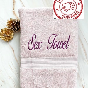 Sex Towel, Cum Rag, Vag Cum, Bachelorette gift, Adult  gift, Gift for Boyfriend husband, Bride squad, Naughty funny, Valentine Gift for him