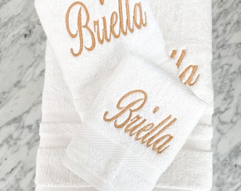 Monogram Bath Towel,customized/Embroidered,mother’s day,Grandma,Monogrammed Towel Personalized,hand towel, Custom washcloth/bath set,mom’s