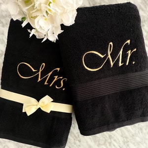 Monogrammed Bath Towel, Personalized Embroidery Gift, 100% Cotton