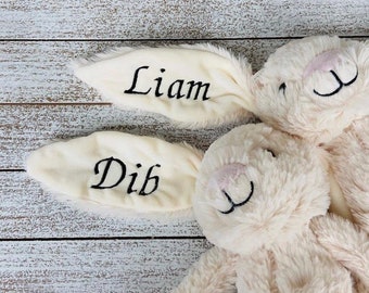 Bunny personalized,Stuffed Animal baby gift, Monogrammed Stuffed Animal, Baby Gift, Monogrammed bunny, baby bunny, Personalized Easter bunny