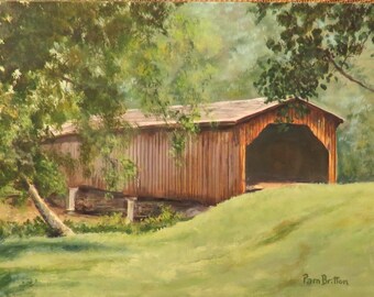 Country Bridge Original 9x12