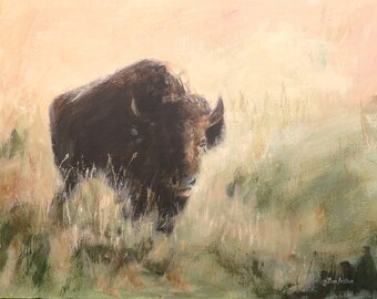 Bison in the Mist Original