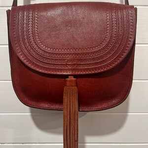 Lucky Brand Leather embossed handbag crossbody