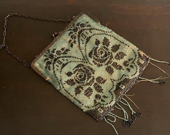 Borsa vintage con perline