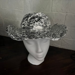 Cowboy style tin foil hat ladies or men image 2