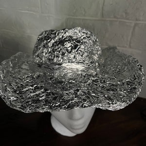 Cowboy style tin foil hat ladies or men image 4