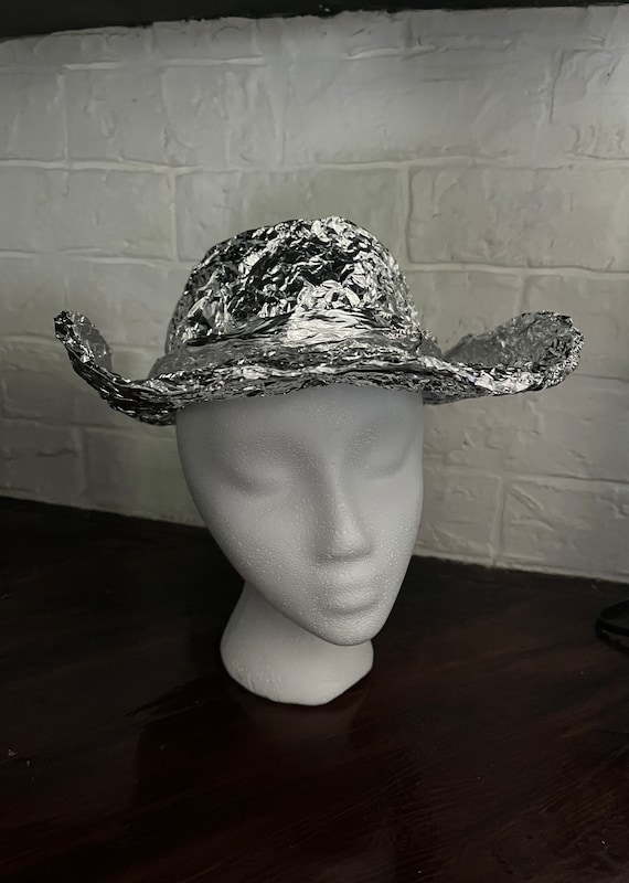 Cowboy Style Tin Foil Hat Ladies or Men - Etsy