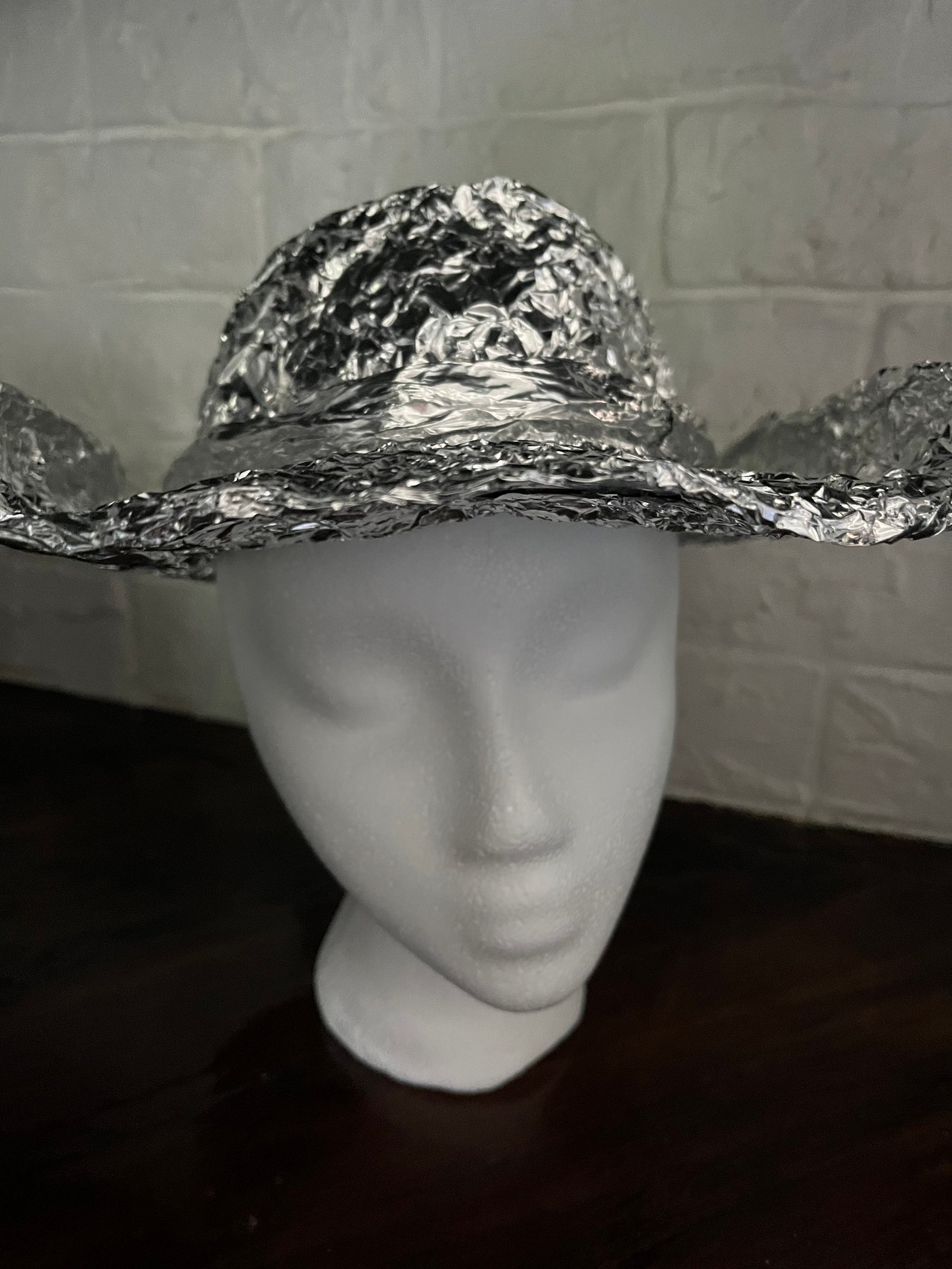 Cowboy Style Tin Foil Hat Ladies or Men Etsy