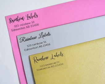 wedding address labels etsy