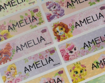personalized sticker label waterproof name disney planedisney etsy