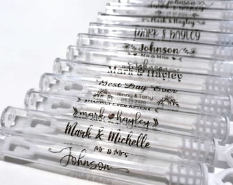 48 Wedding Labels, Personalized Labels, Wedding Stickers, Custom Labels, Wedding bubble Label, Custom Clear Stickers, Foiled Labels