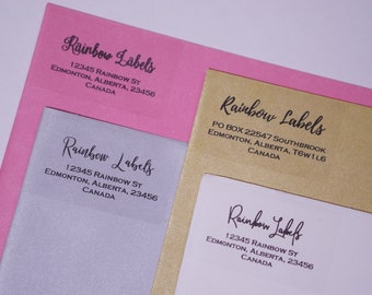 Return address label,Clear return label,Custom address label,Clear address,address label sticker,return mailing label,personalized Clear