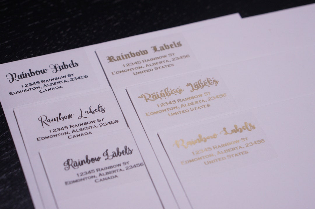 Clear Address Labels, Return Address Labels, Personalized Address ...